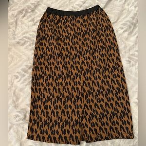 cheetah print skirt